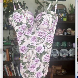 Ta3 One-Piece: Brazilian Bombshell - Lilac Thorny Rose
